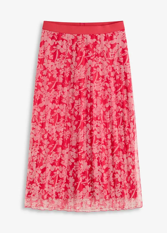 Plissé rok van jersey mesh, bonprix
