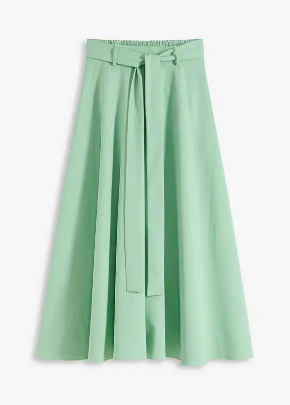 Maxi rok met satijnglans, bonprix