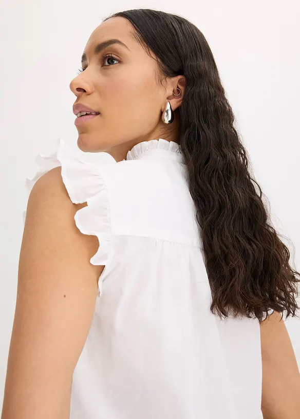 Licht blouse zonder mouwen, bonprix