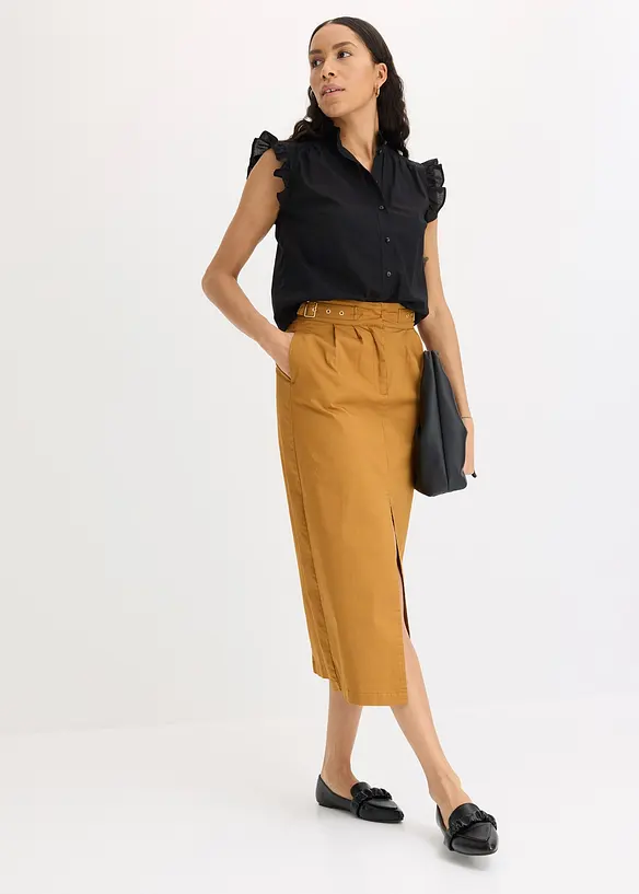 Maxi rok met split, bonprix