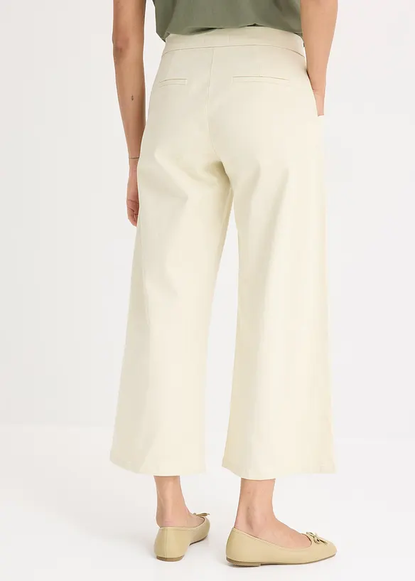 Lichte twill broek, bonprix