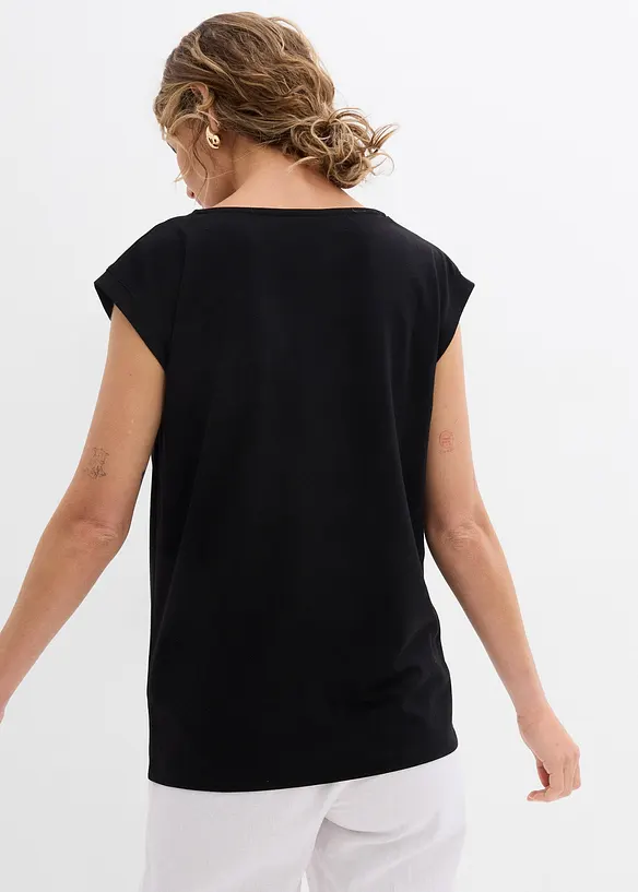 Shirt van een zachte viscosemix, bonprix