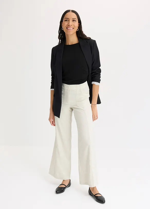 Marlene Dietrich broek met linnen, bonprix