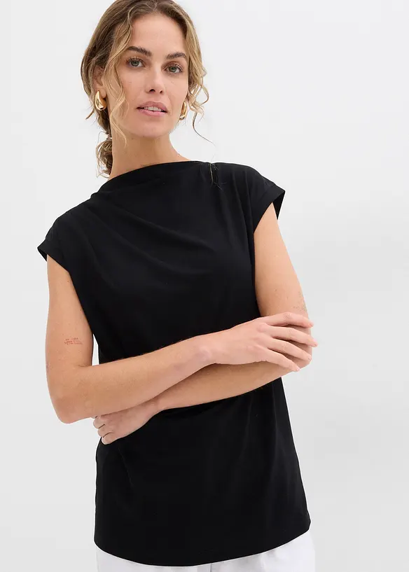 Shirt van een zachte viscosemix, bonprix