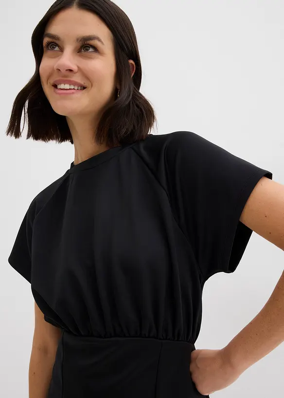 Shirtjurk met plooitjes, bonprix