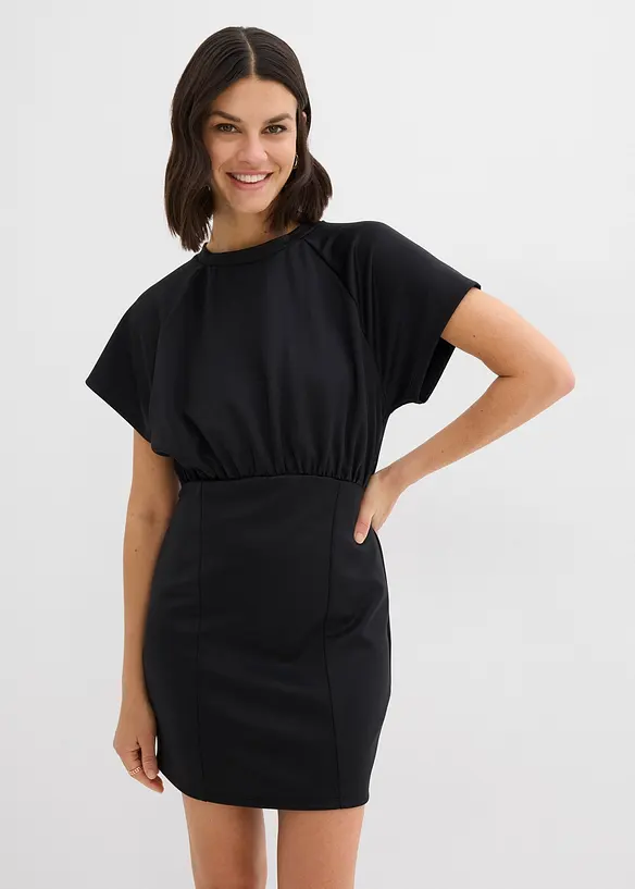 Shirtjurk met plooitjes, bonprix