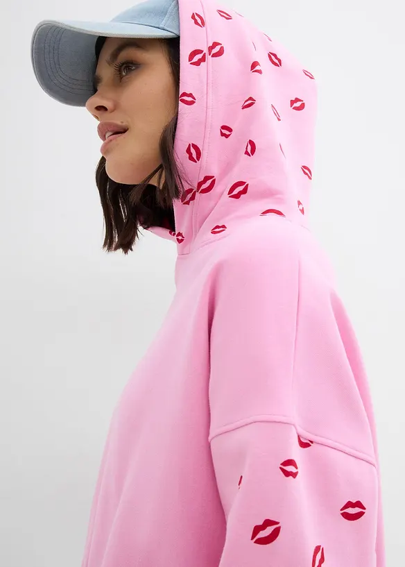 Oversized hoodie van biologisch katoen, bonprix