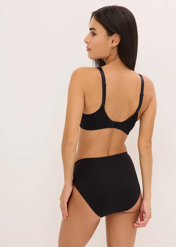 Bralette met biologisch katoen en kant, bonprix
