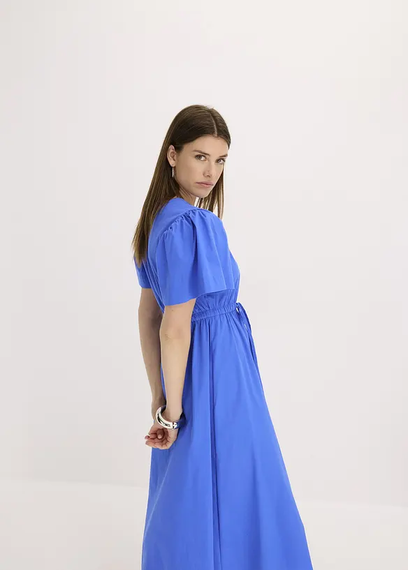 Midi jurk met wijde mouwen, bonprix