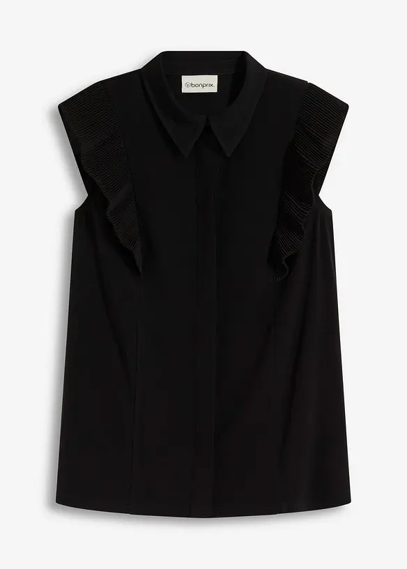 Blouse met volants, bonprix