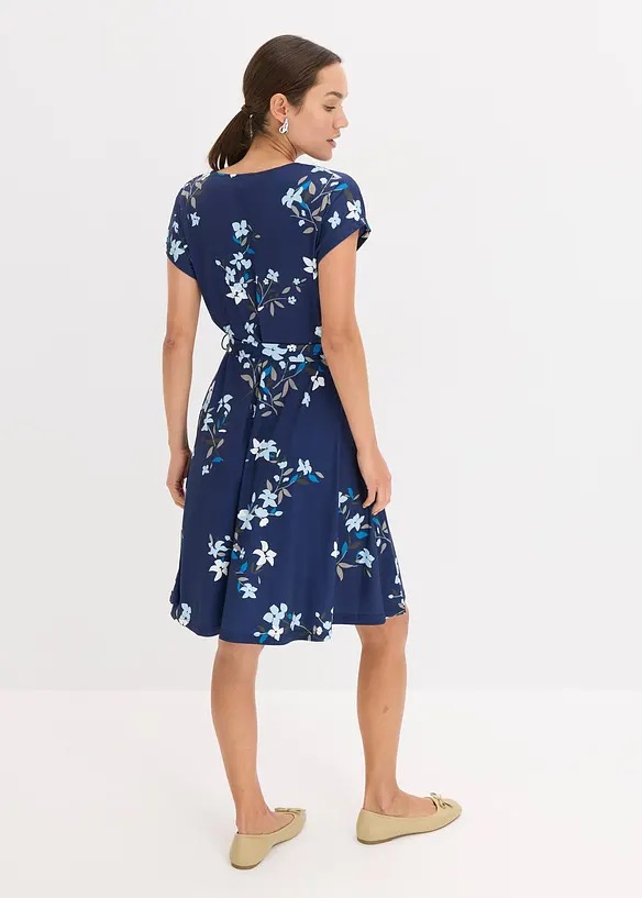 Jersey jurk in wikkellook, bonprix
