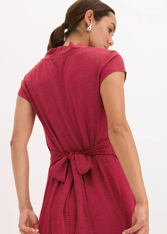 Midi jurk in een viscosemix, bonprix