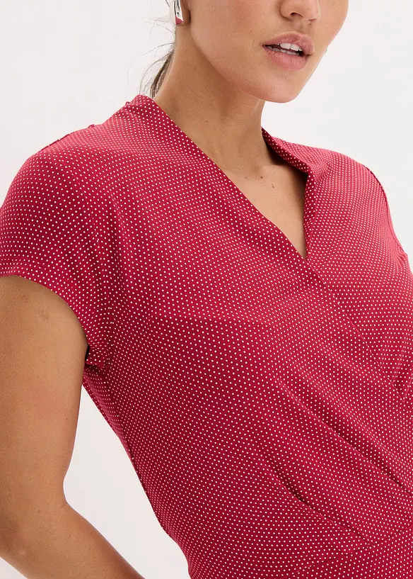 Midi jurk in een viscosemix, bonprix