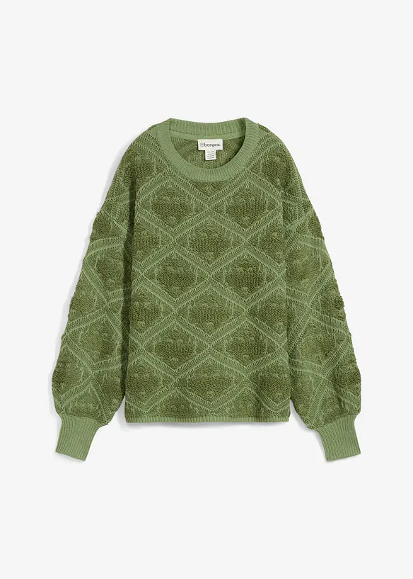 Gebreide boxy trui, bonprix
