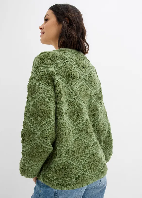 Gebreide boxy trui, bonprix