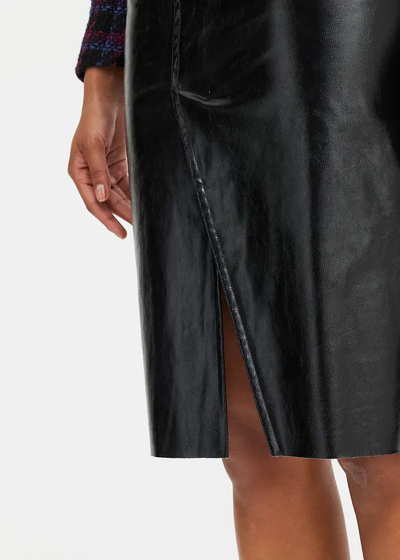 Imitatieleren rok, bonprix