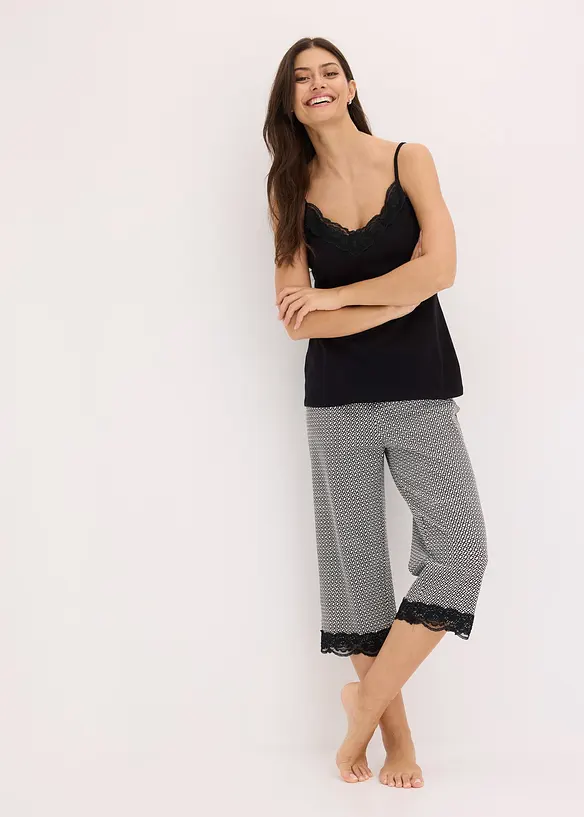 Capri pyjama met spaghettibandjes, bonprix
