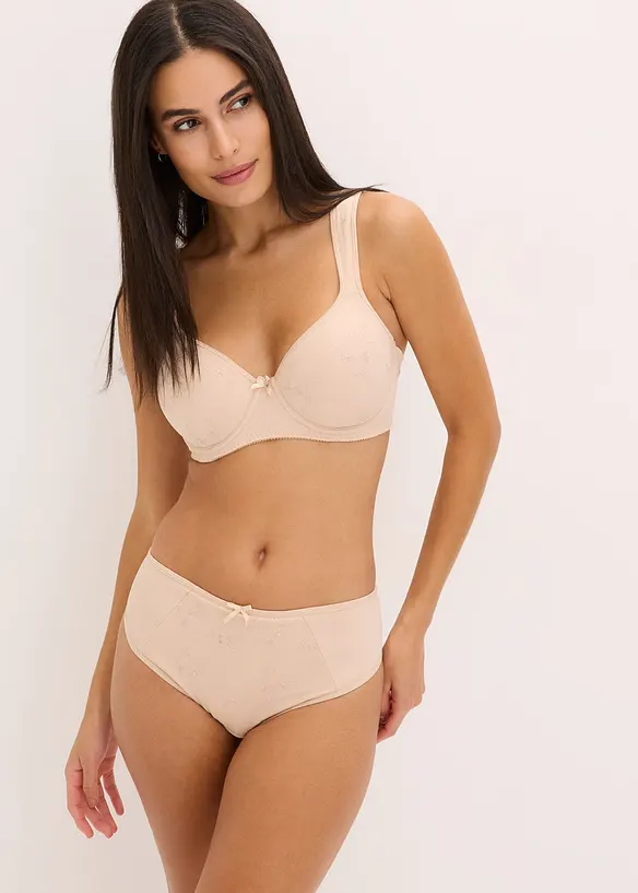 Voorgevormde bh met geborduurde cups, bonprix