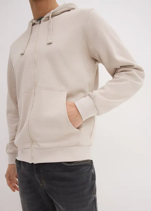 Hoodie met ritssluiting, bonprix