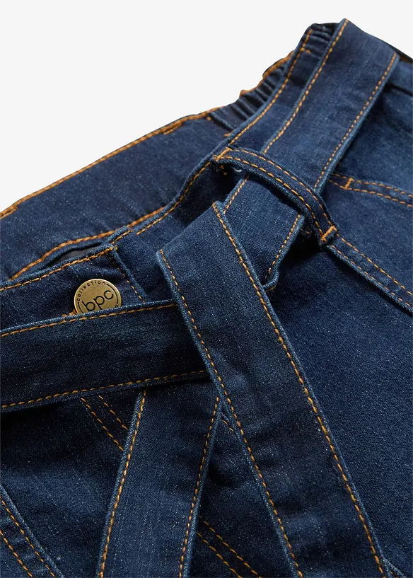 Wijde jeans, high waist, cropped, bonprix