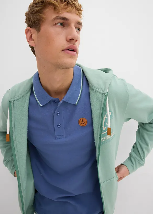 Piqu&eacute;-poloshirt van biologisch katoen, bonprix