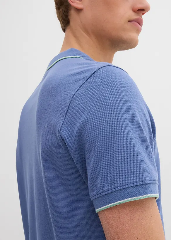 Piqu&eacute;-poloshirt van biologisch katoen, bonprix