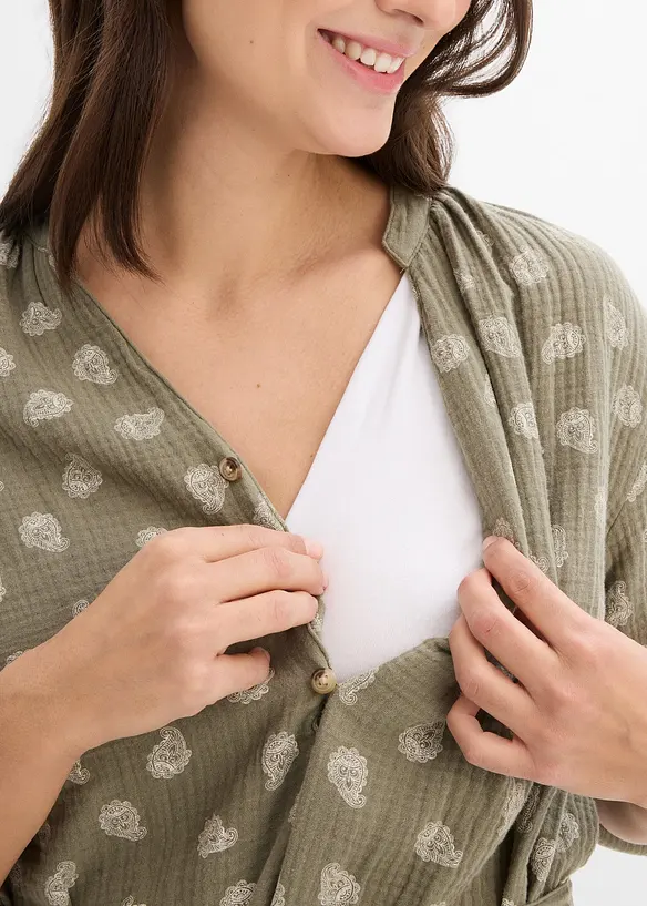 Zwangerschapsblouse van mousseline, bonprix