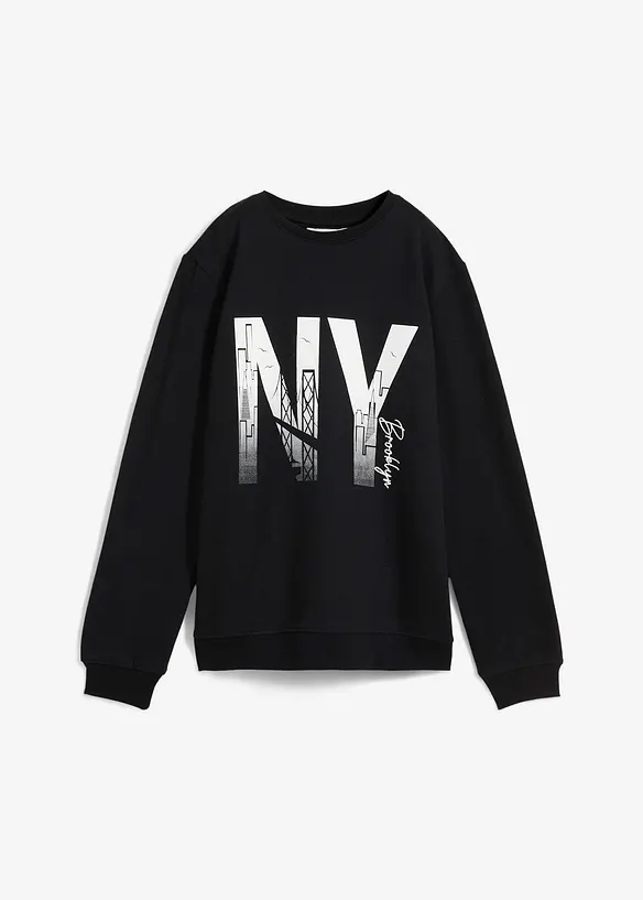 Sweater van een zachte katoenmix, bonprix