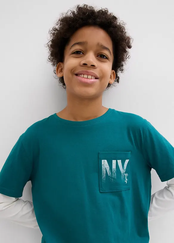 2-in-1 longsleeve van katoen, bonprix