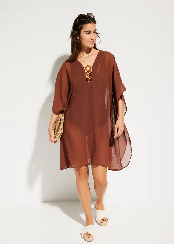 Strandtuniek van chiffon, bonprix