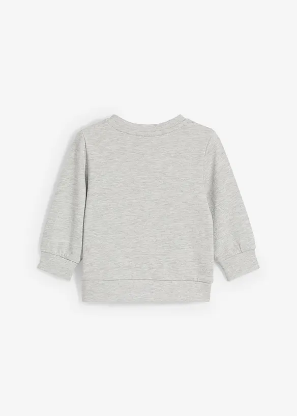 Baby sweater met Dino-print van biologisch katoen, bonprix