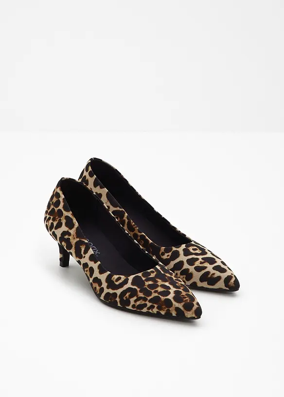 Pumps met animal print, bonprix
