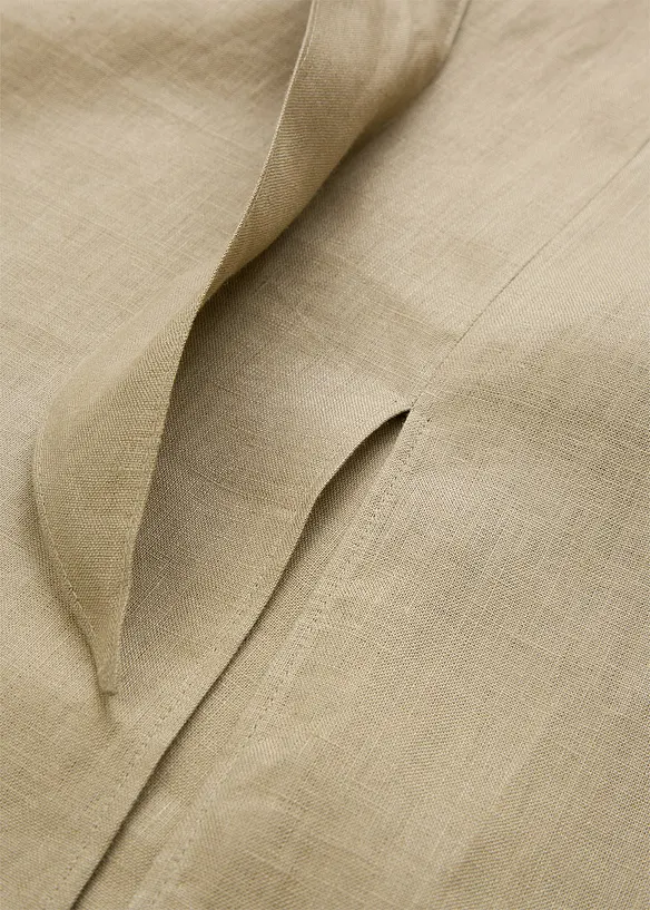 Rok en riem (2-dlg. set) van puur linnen, bonprix