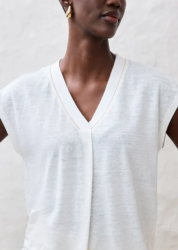 T-shirt van puur linnen, bonprix