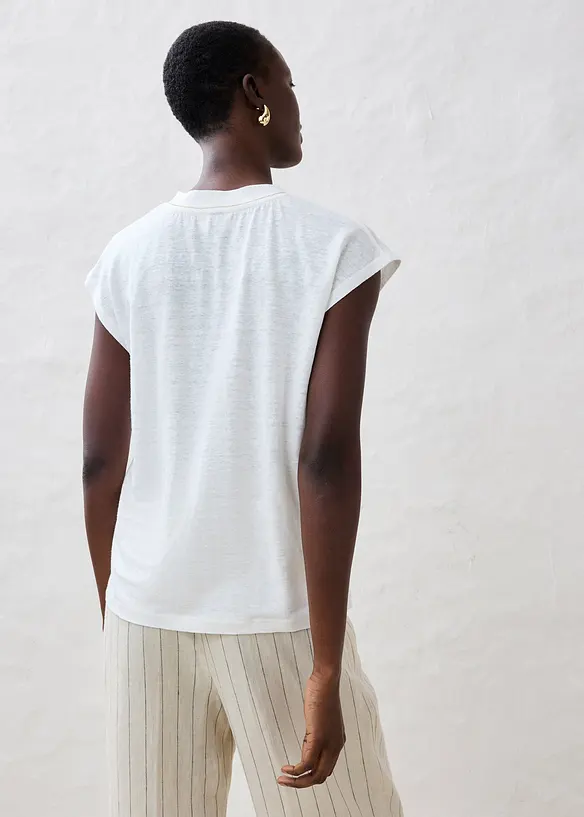 T-shirt van puur linnen, bonprix