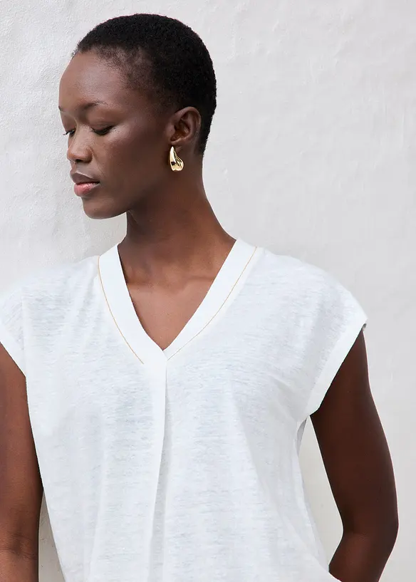 T-shirt van puur linnen, bonprix