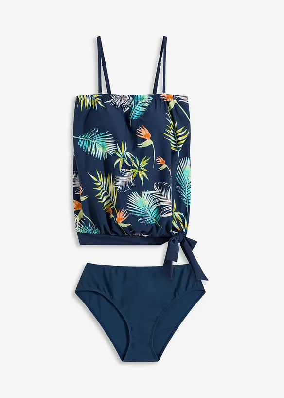 Bandeau tankini (2-dlg. set) met multiway-bandjes, bonprix