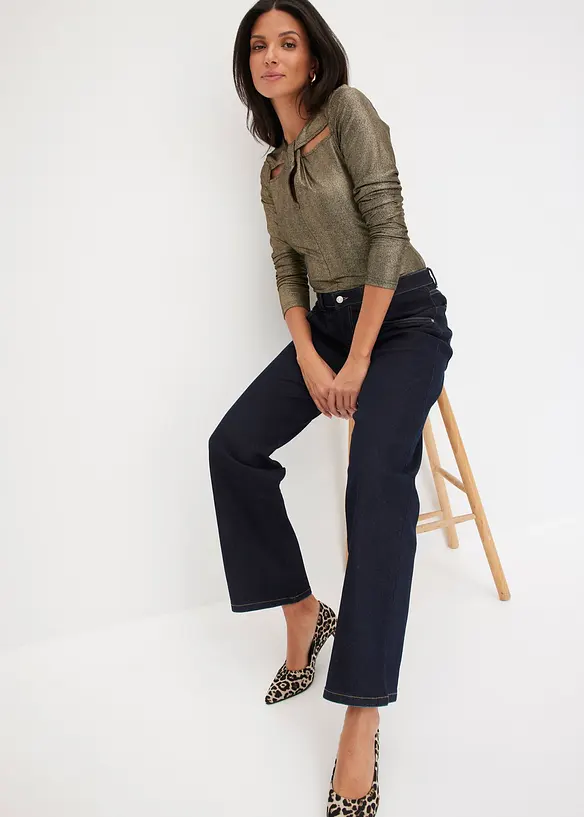 Longsleeve met cut-outs, bonprix