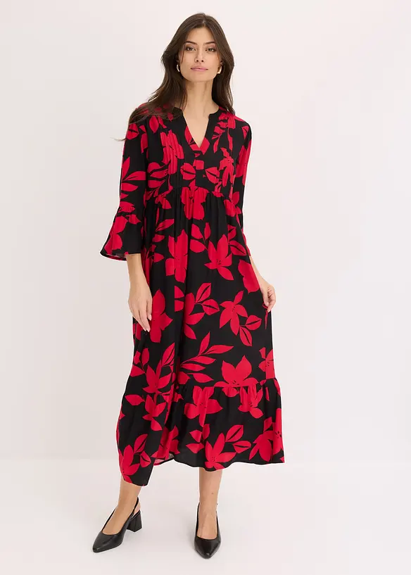 Maxi jurk van viscose, bonprix