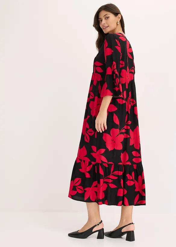 Maxi jurk van viscose, bonprix