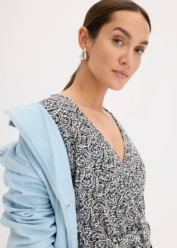 Gedessineerde jurk, bonprix