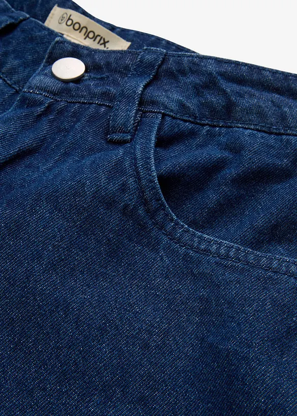 Barrel jeans mid waist, biologisch katoen, bonprix