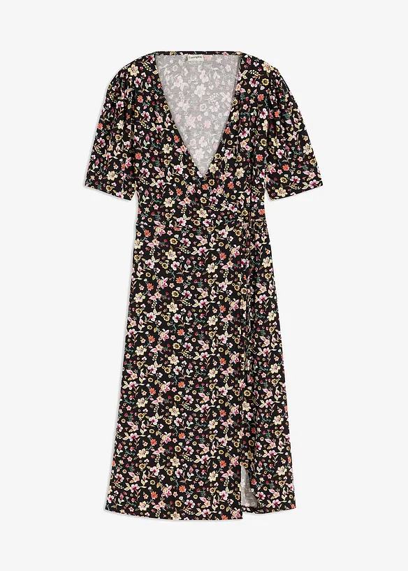 Gedessineerde jersey jurk, bonprix