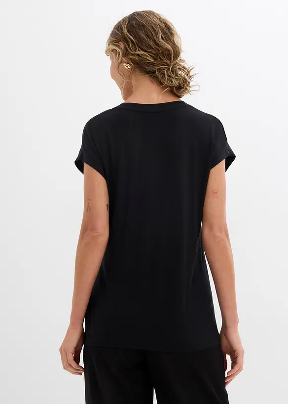 Shirt van zachte viscosemix, bonprix