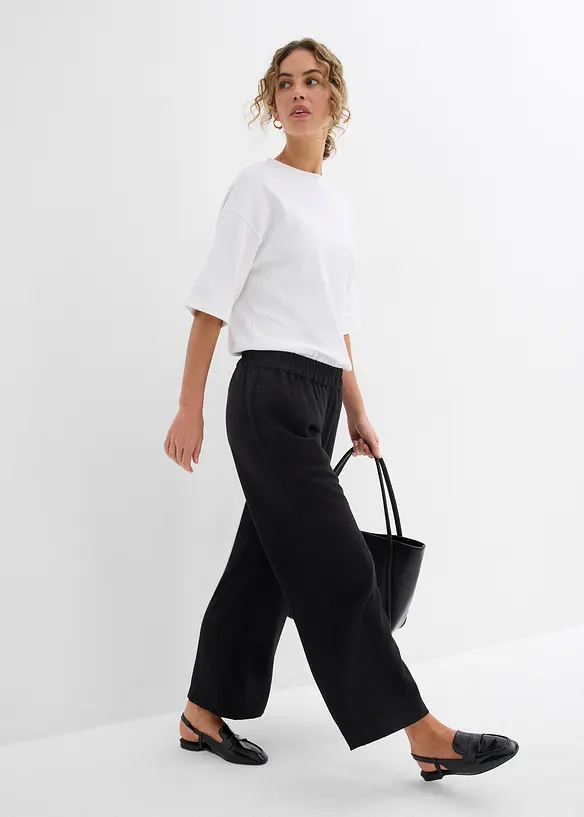 Culotte in een zachte viscosemix, bonprix