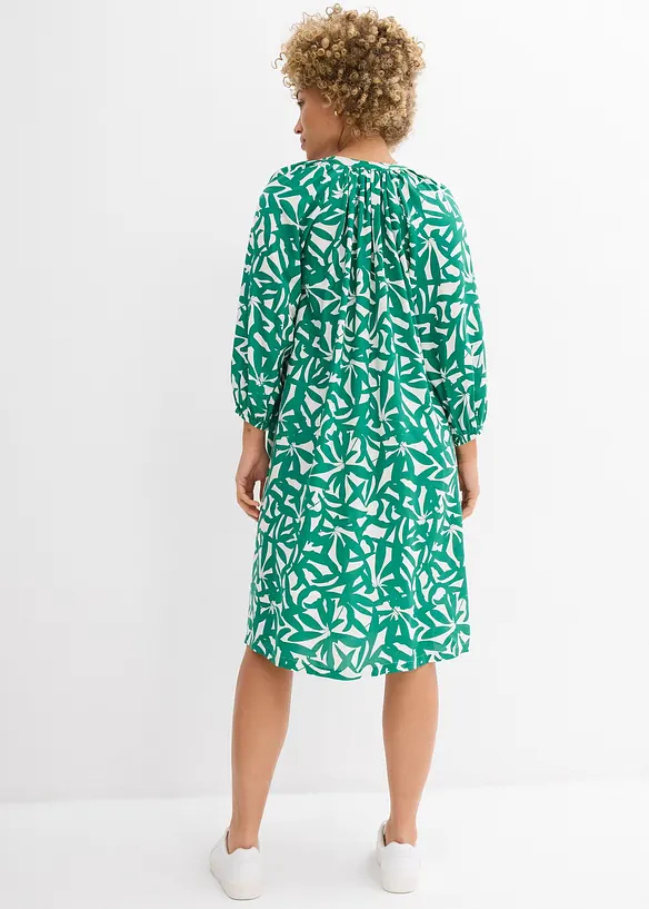 Korte jurk van soepele viscose, bonprix