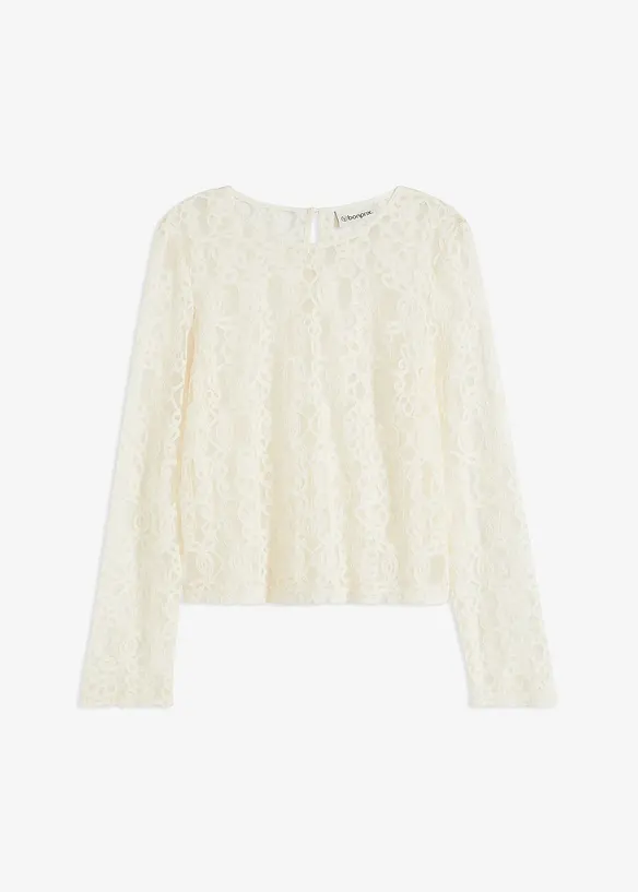 Blouse van kant, bonprix