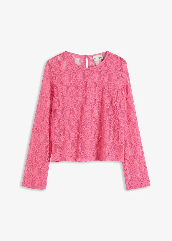 Blouse van kant, bonprix