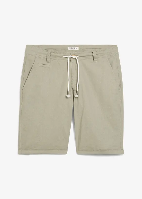 Regular fit bermuda van linnen, bonprix