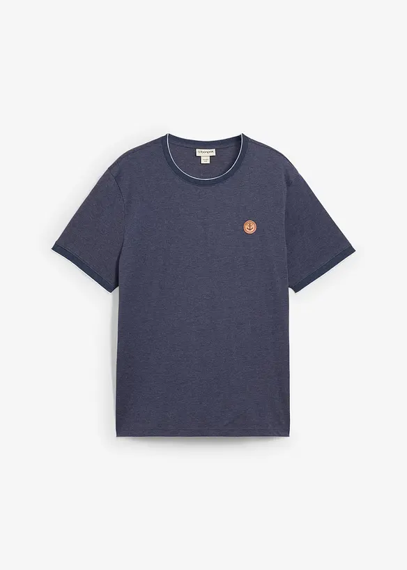 T-shirt met details in layerlook, bonprix